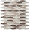 Andova Tiles ANDOVA TILES Rhapsody 2.5" x 2.5" Glass Novelty Mosaic Wall Tile ANDRHA537 - alternate 1